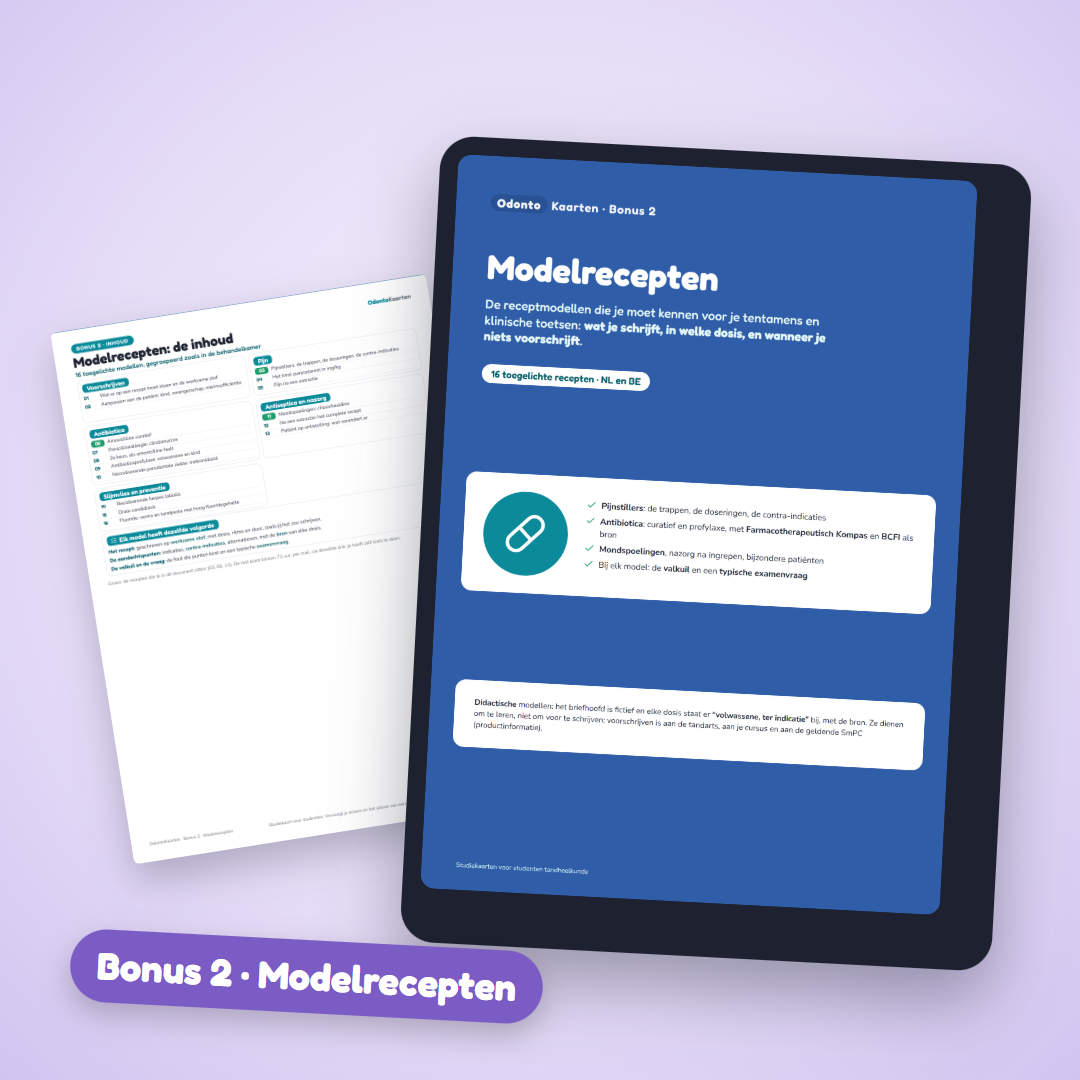 Bonus Modelrecepten